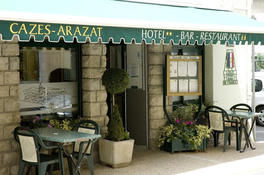 Hotel Logis de France Cazes Arazat Laissac Esterno foto
